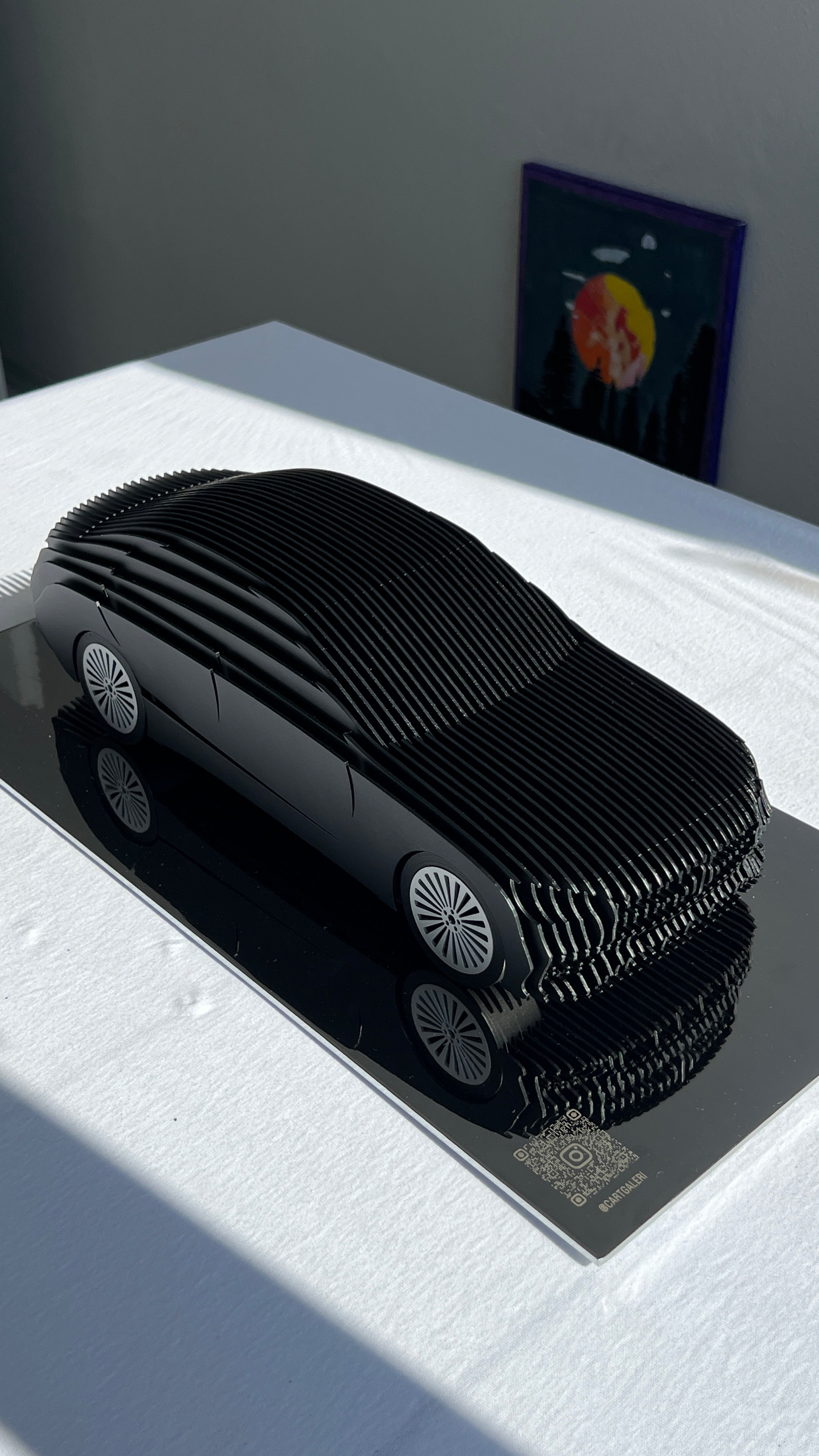 Mercedes C200 Heykeli